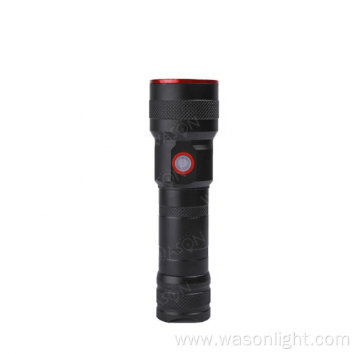 Top Grade Tactical 300 Meters Long Range 26650/18650 Handy Strong Light Aluminium Alloy Led Flashlight